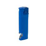 Зажигалка пьезо ISKRA с открывалкой, синяя, 8,2х2,5х1,2 см, пластик