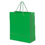 Пакет подарочный GLAM 27х12х32  см, зелёный