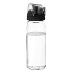 Бутылка для воды FLASK, 800 мл; 25,2х7,7см, прозрачный, пластик