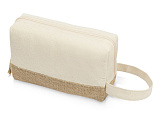 Косметичка Jute с ручкой из хлопка и джута, натуральный