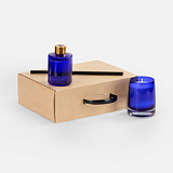 Набор Fragnola, пряная древесина и кардамон, темно-синий