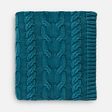 Плед Hygge, темно-зеленый