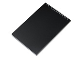 Блокнот на пружине в пластиковой обложке А5, черный