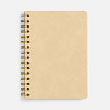 Ежедневник Spiral, недатированный, бежевый