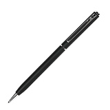 SLIM, ручка шариковая, чёрный/хром, металл