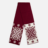 Шарф Wintertude M, красный с белым
